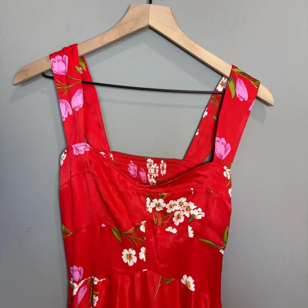 Maeve Jocelyn sleeveless slip midi dress from Anthropologie Size XXSP - Picture 3 of 9